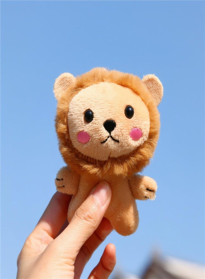 Zitokin Lion Plush Keychain Bag Charms, 4" Inch Cute Leo Purse Charms for Handbag Backpack Gift for Women - Image 5